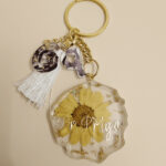 Petal pressed Keychain