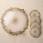 Crystal Blanc Royale A tray Set Combo