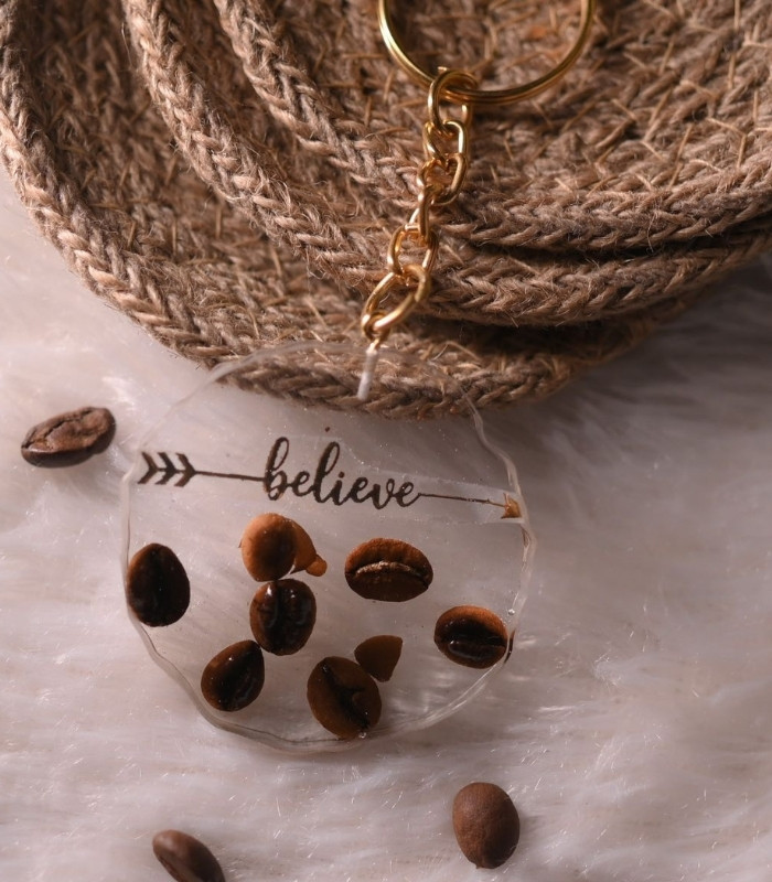 Brewed Bliss Resin Keychain