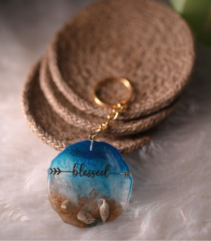 Ocean embrace keychains