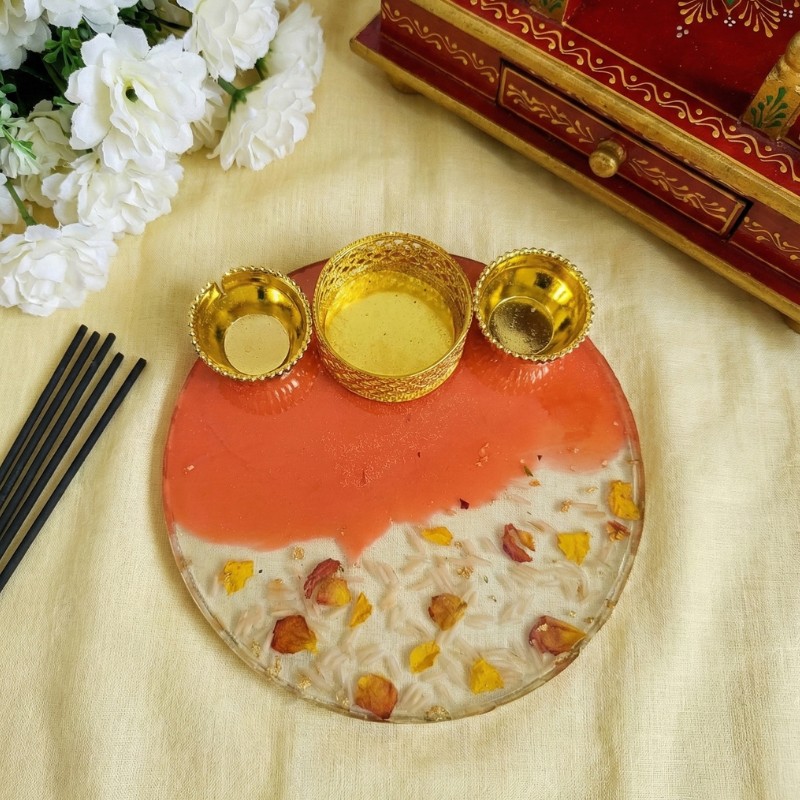 Blossom Rituals Pooja Plate