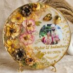 Personalized Varmala Preservation Round Resin Frame