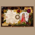 Preservation Wedding Varmala wooden frame